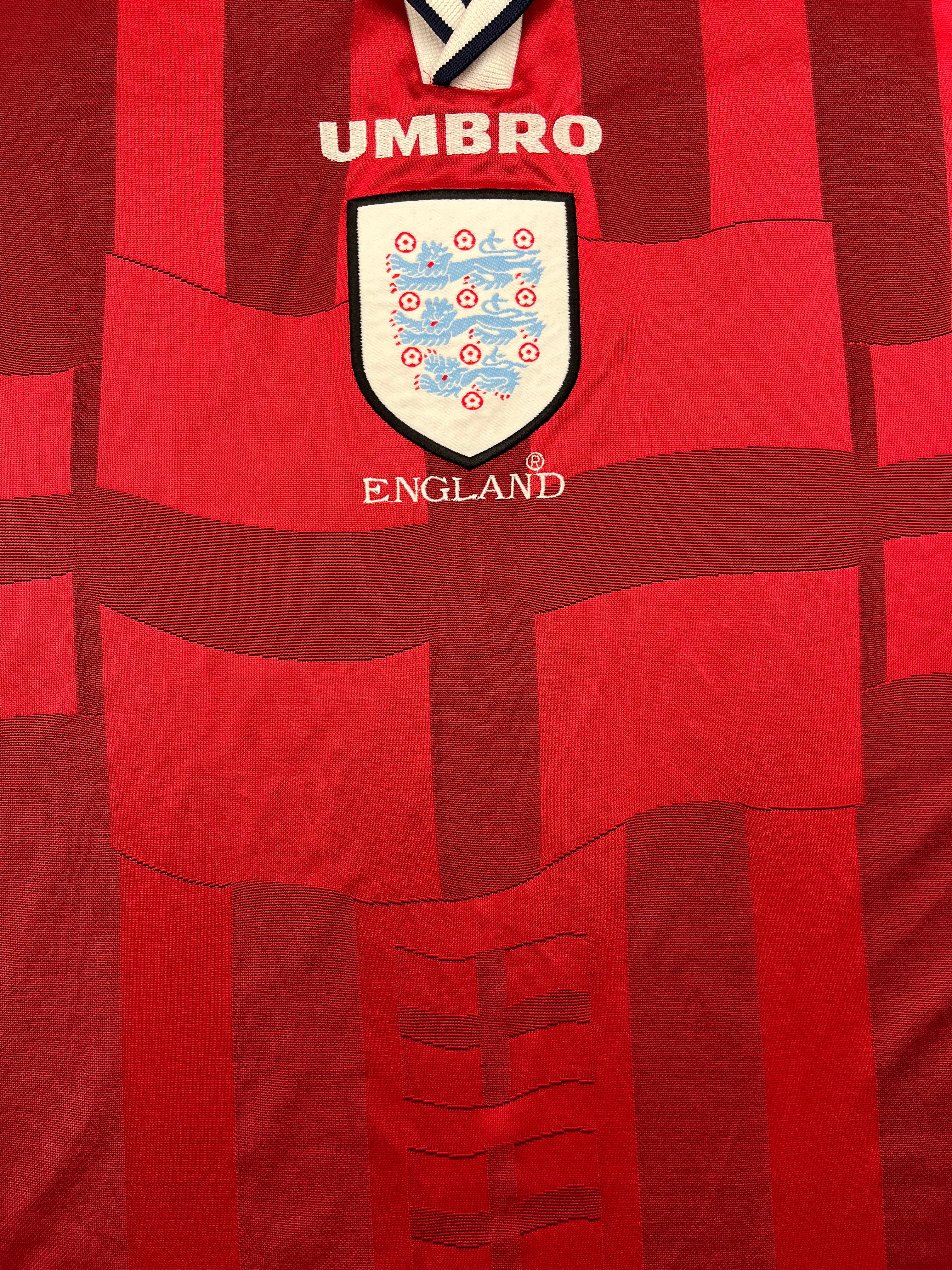 1997/99 Camiseta visitante de Inglaterra (XXL) 9/10 