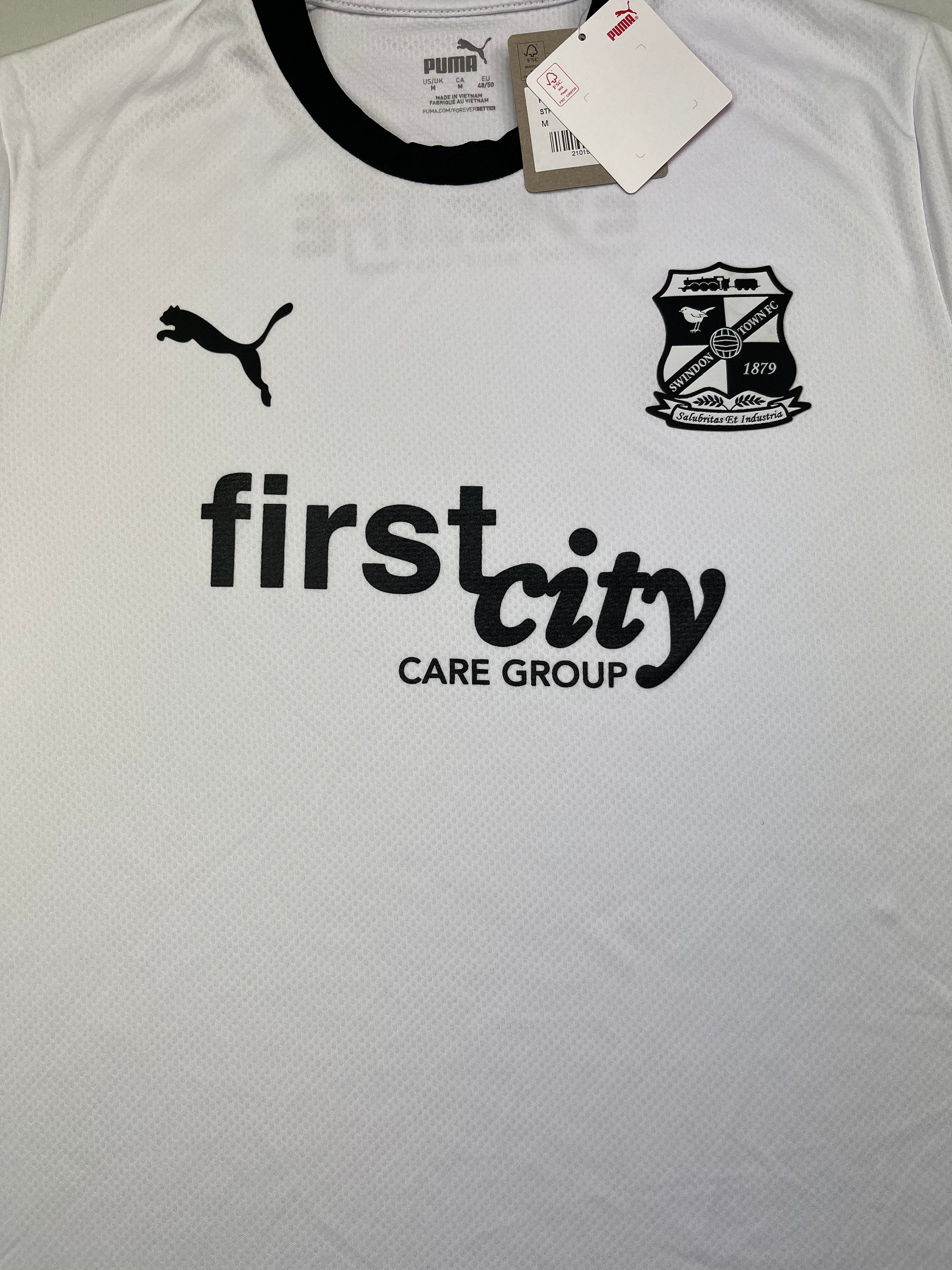 Camiseta de visitante del Swindon Town 2022/23 (M) BNWT 