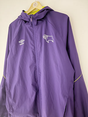 2021/22 Derby County Waterproof Jacket (M) 9/10