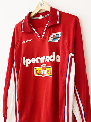 1996/97 Pisa *Edición del jugador* Tercera camiseta L/S n.º 16 (XL) 9/10