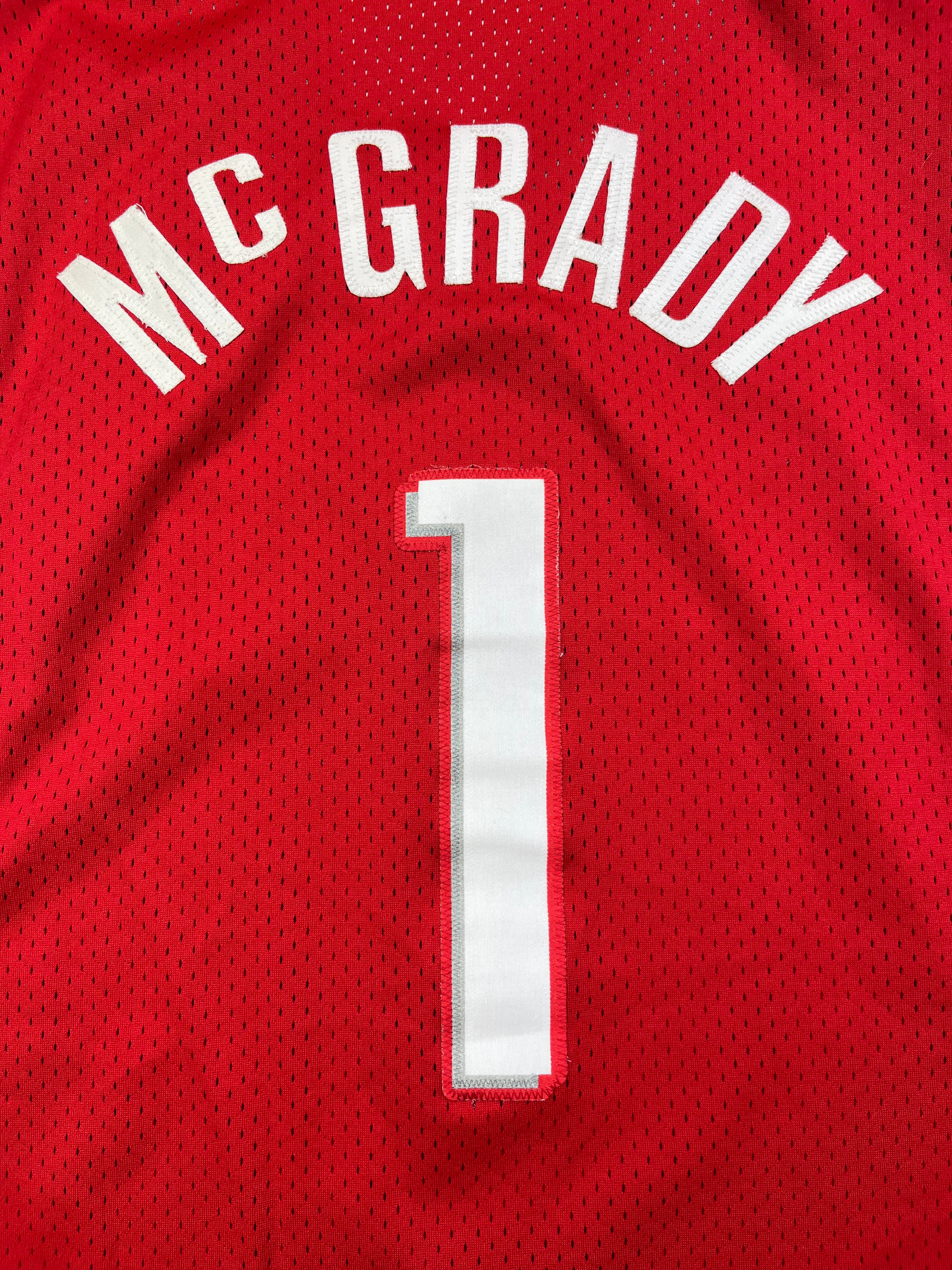 2003/06 Houston Rockets Reebok Road Jersey McGrady #1 (XL) 9/10
