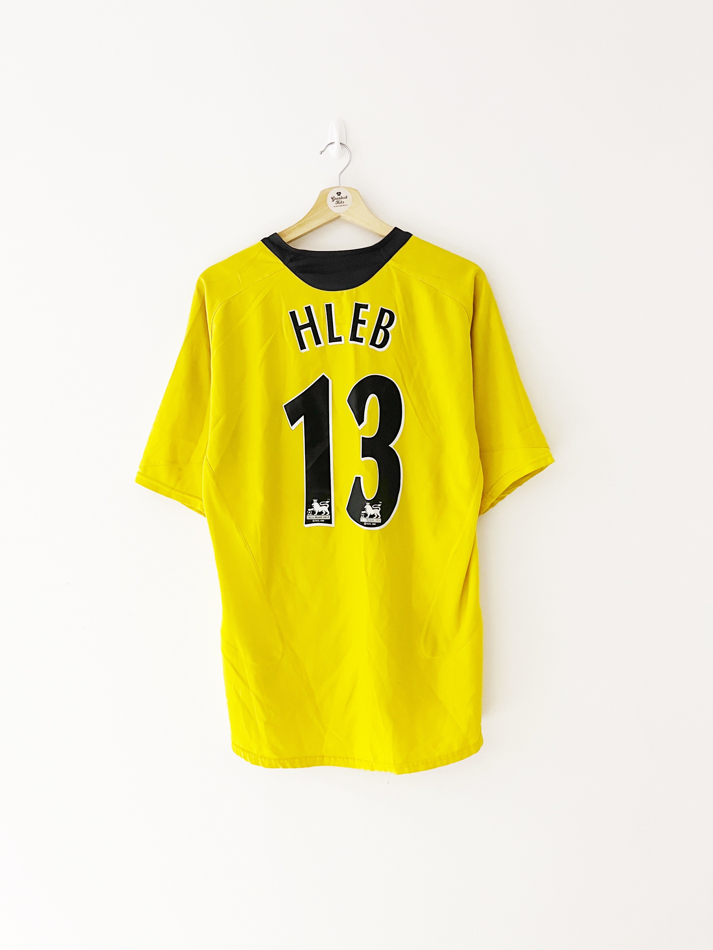 2005/06 Arsenal Away Shirt Hleb #13 (M) 8.5/10
