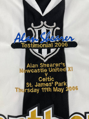 2006 Newcastle *Témoignage d'Alan Shearer* Maillot domicile (L) BNWT