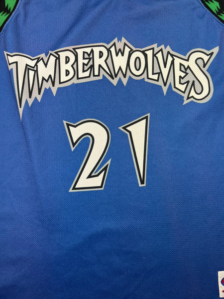 NBA MINNESOTA TIMBERWOLVES BASKETBALL SHIRT JERSEY CHAMPION #21