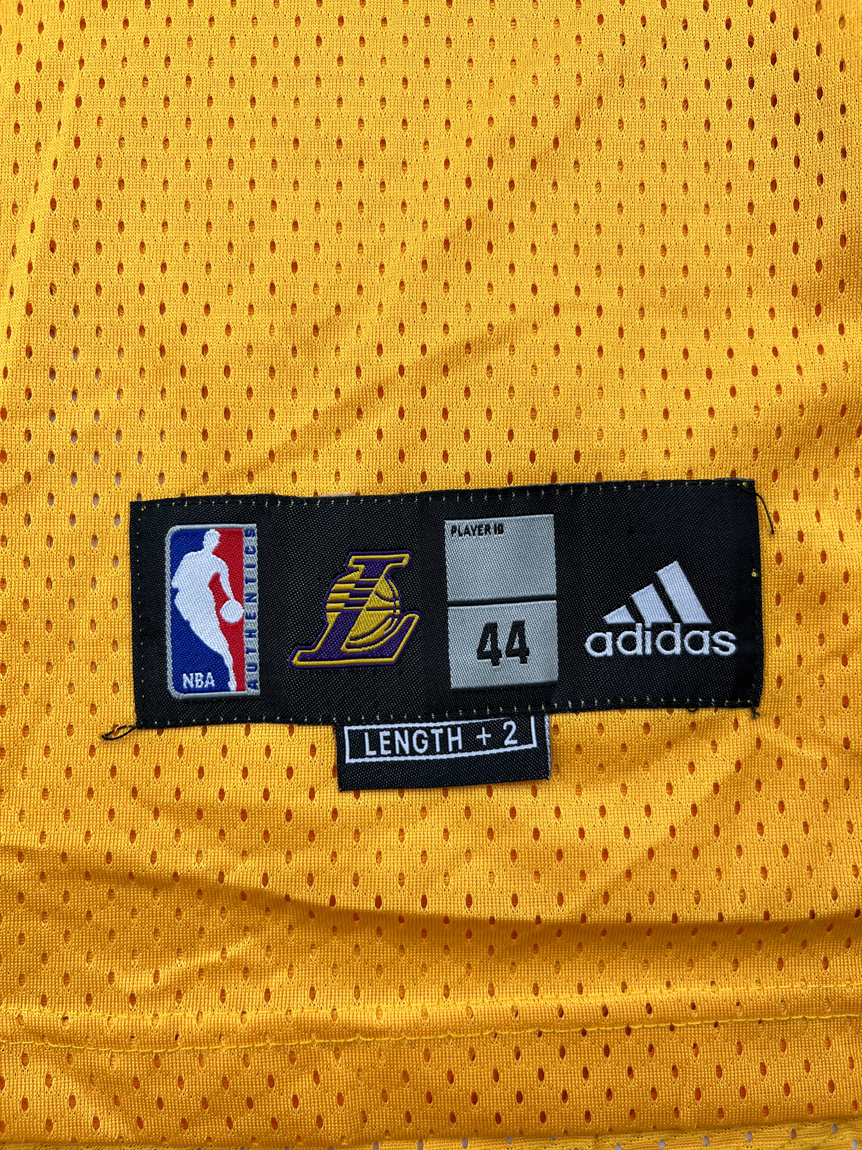 2010-14 Los Angeles Lakers Adidas camiseta local Gasol # 16 (S) 9/10
