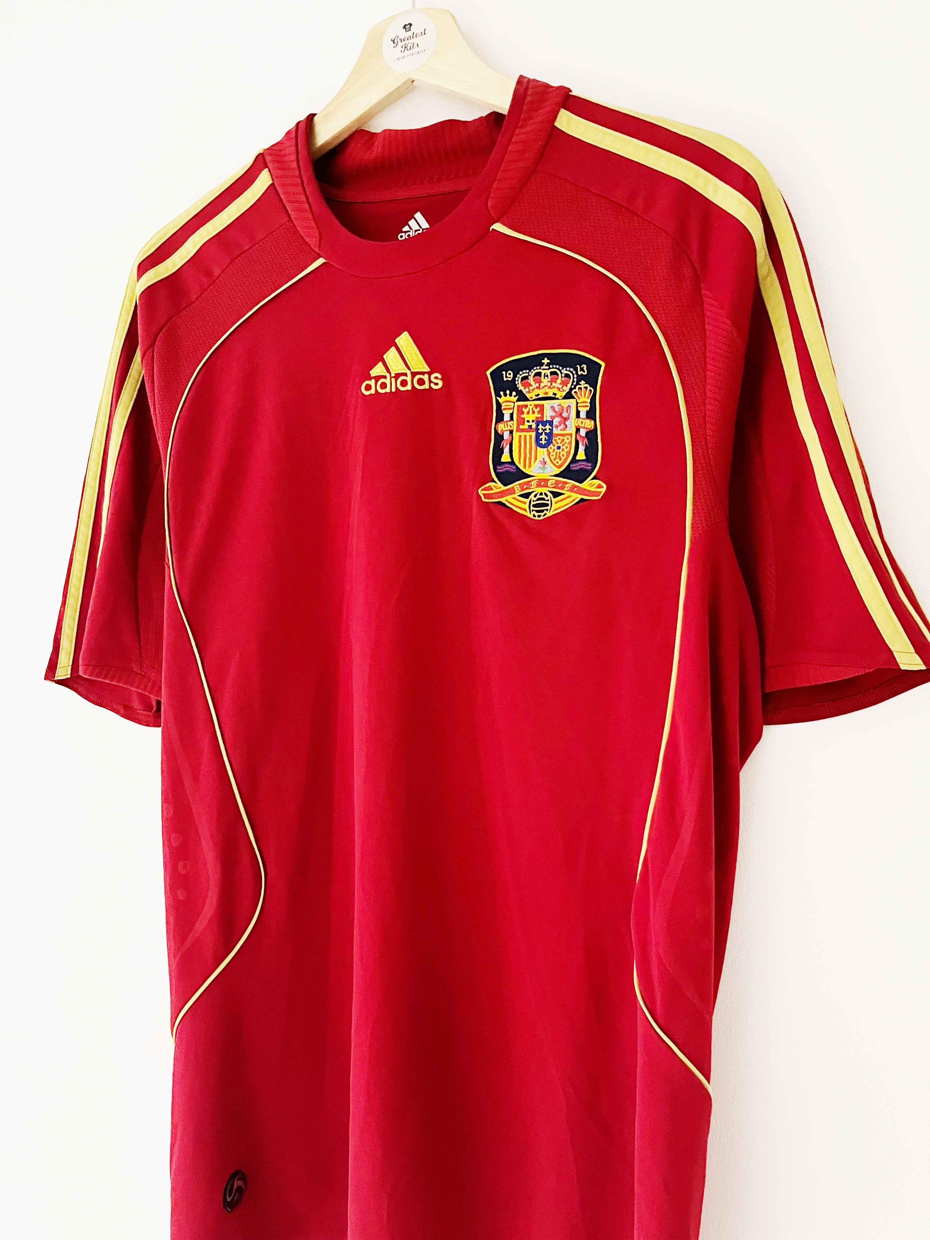 2007/09 Spain Home Shirt (M) 9/10