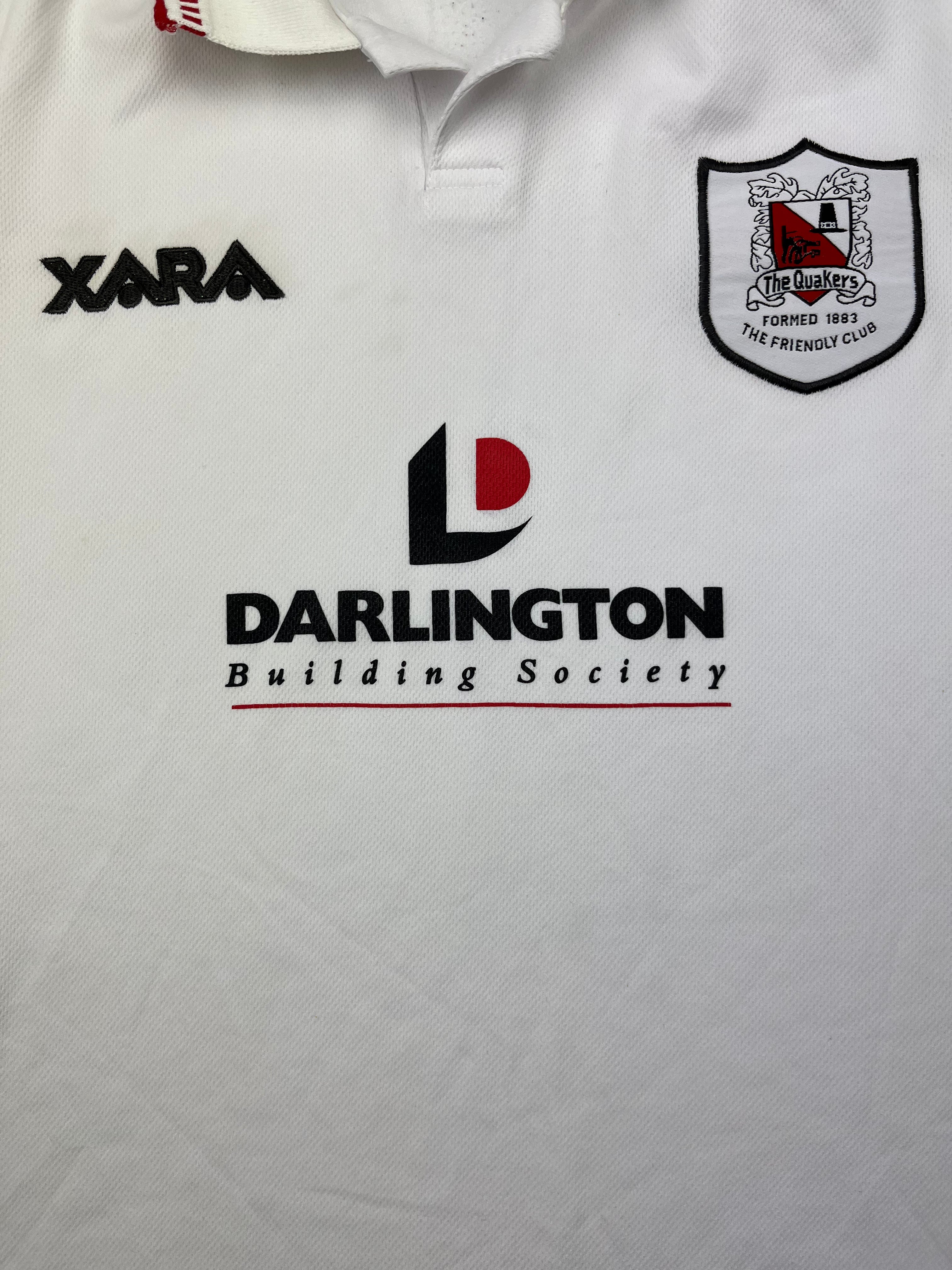 1999/00 Camiseta de local de Darlington (XL) 8/10