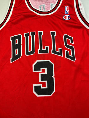 2001-06 Camiseta de campeón de ruta de los Chicago Bulls Chandler #3 (XL) 9/10