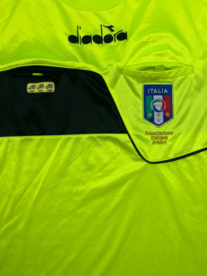 Camiseta de árbitro Italia Diadora L/S (XL) 2010 9/10