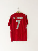 2004/06 England Away Shirt Beckham #7 (M) 7.5/10