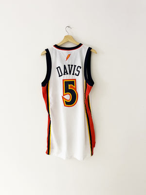 2006-10 Golden State Warriors Adidas Maillot Domicile Davis #5 (S) 8.5/10