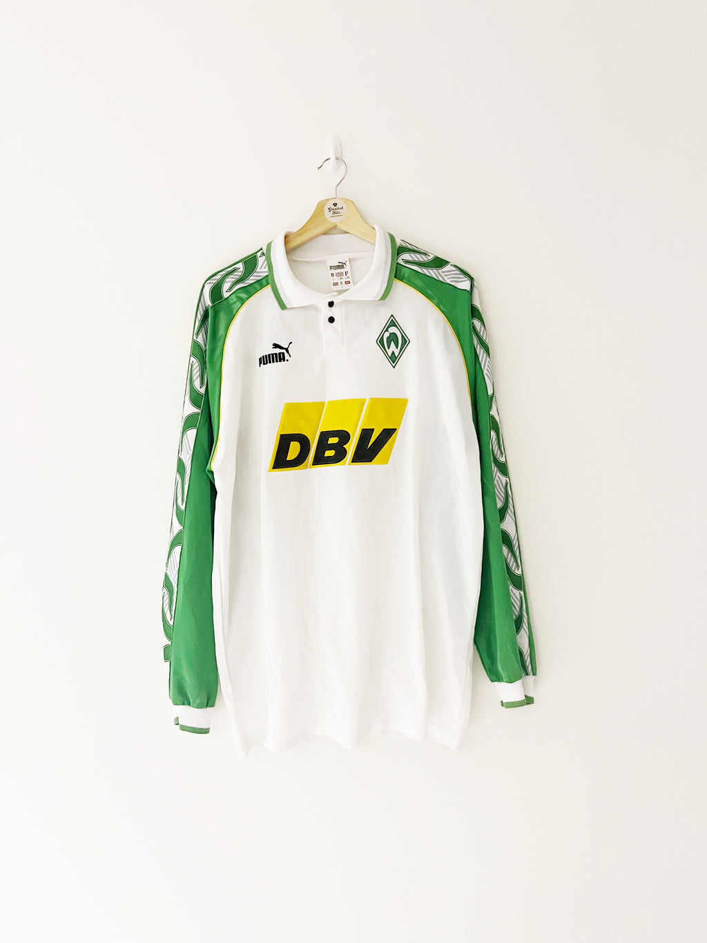 1995/96 Werder Brême Domicile L/S Maillot (L) 9/10