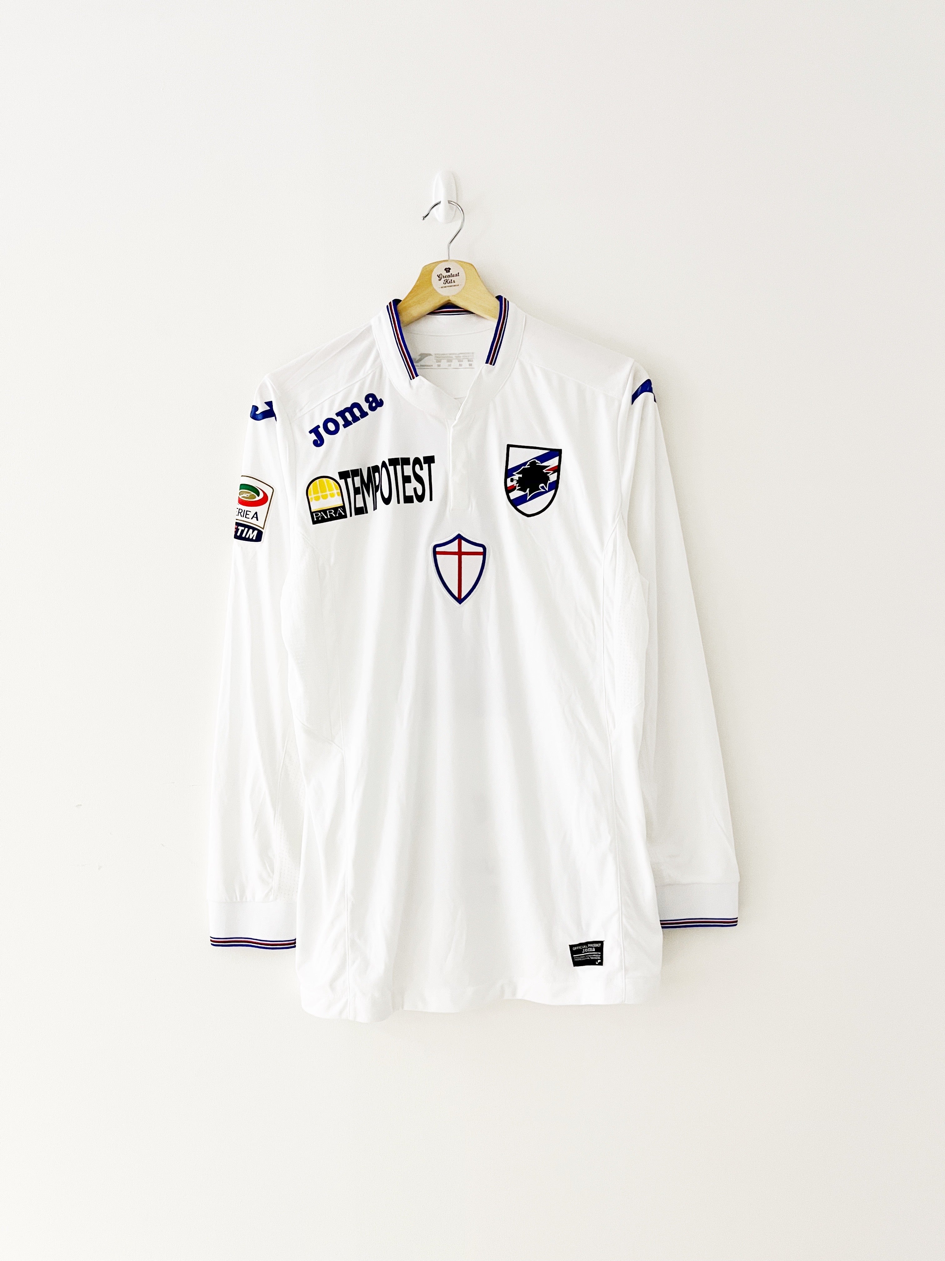 2015/16 Sampdoria *Edición del jugador* Camiseta GK Viviano #2 (M) 9/10