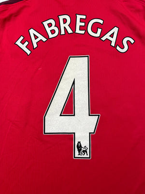 2008/10 Arsenal Home Shirt Fabregas #4 (L) 8.5/10