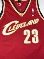 2003-10 Cleveland Cavaliers Nike Swingman Road Maillot James #23 (XL) 9/10