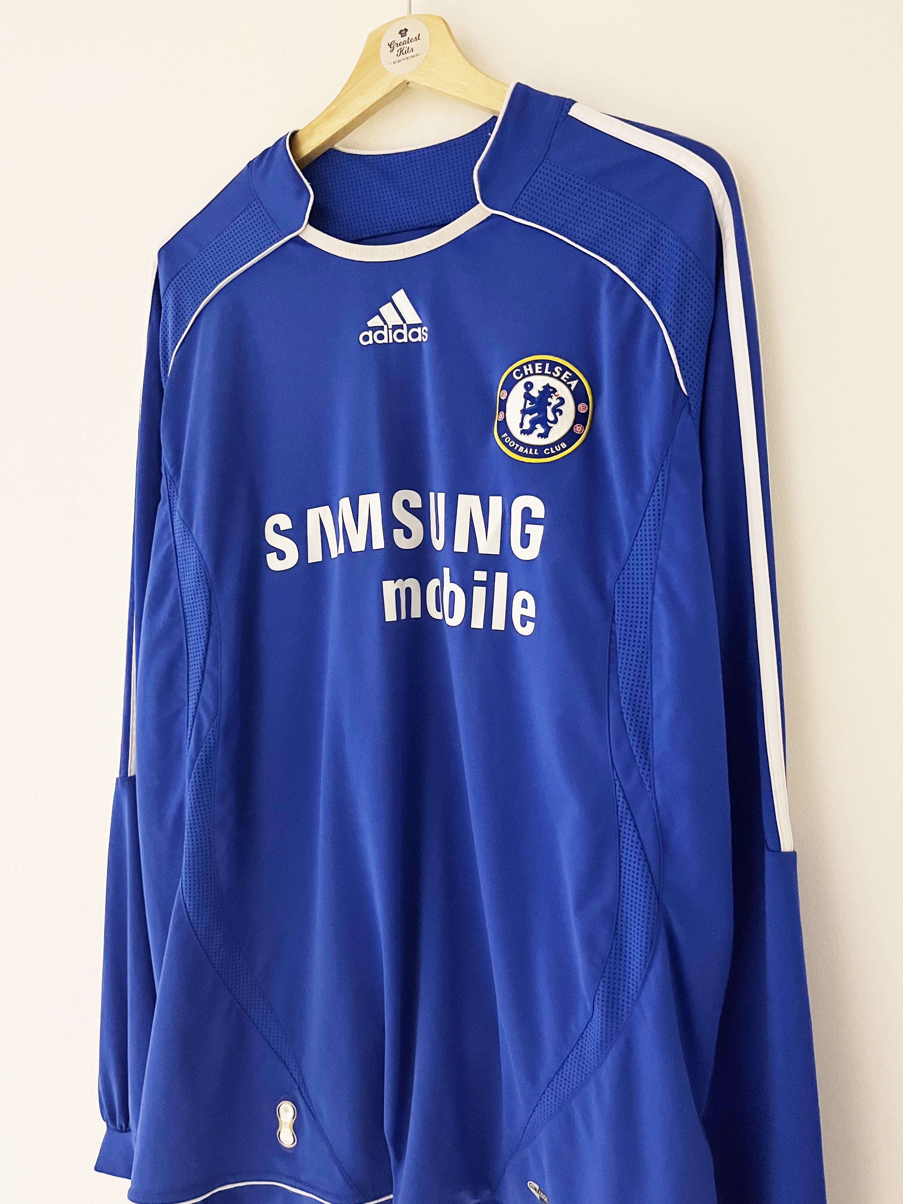 2006/08 Chelsea Home L/S Shirt (XL) 9/10