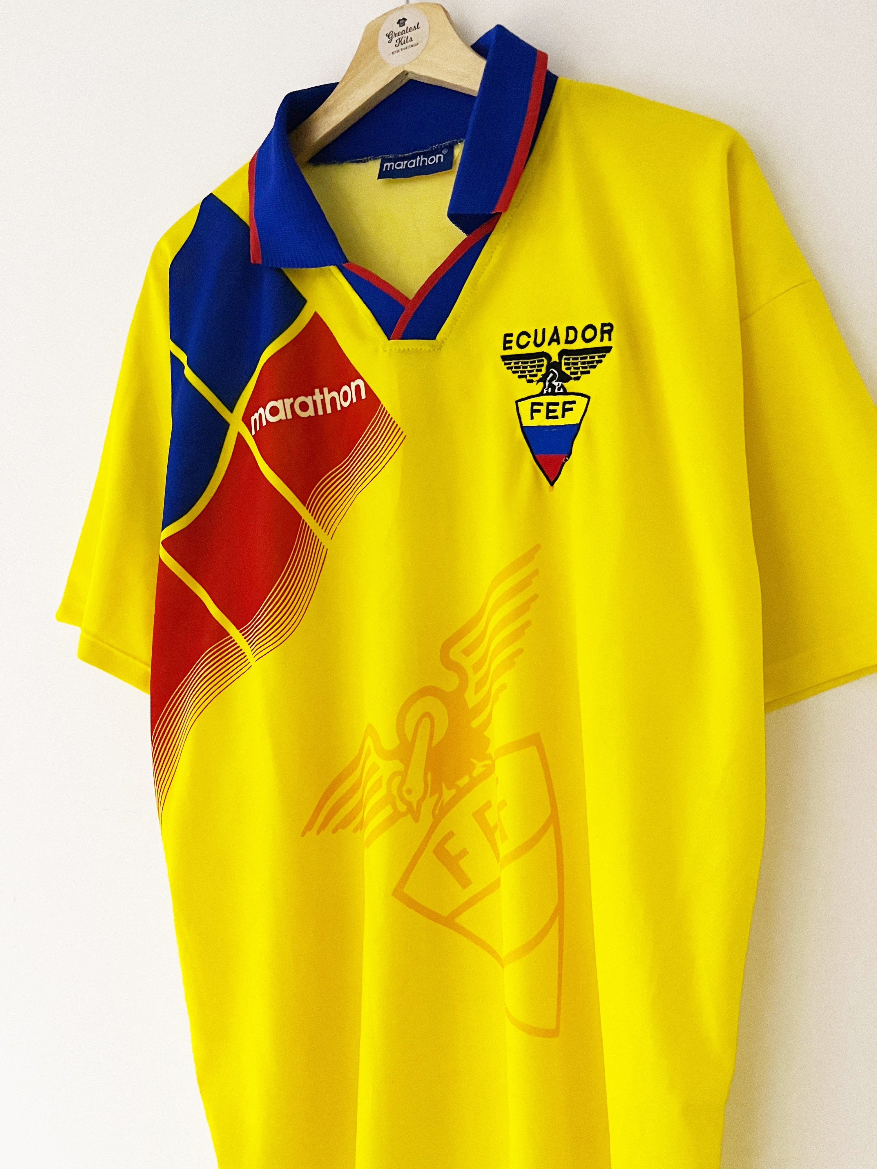 1996/98 Camiseta local de Ecuador (XL) 9.5/10 