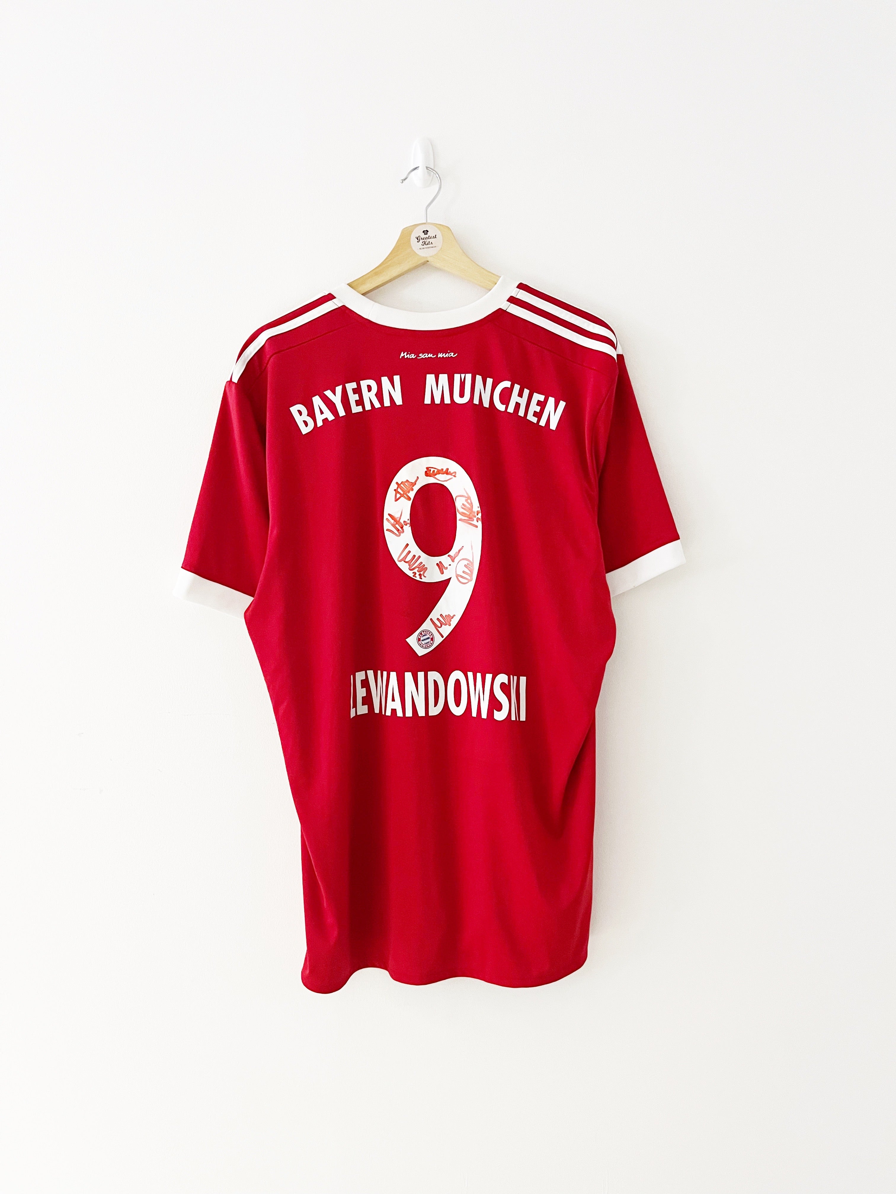 Bayern Munich 2020-21 Home Shirt Lewandowski #9 (Excellent) M – Classic  Football Kit