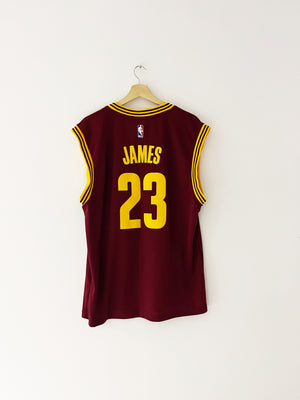 2010-17 Cleveland Cavaliers Adidas Road Jersey James #23 (M) 9/10