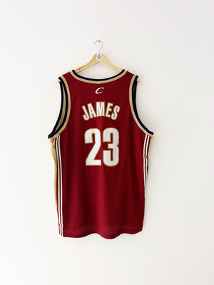 2003-10 Cleveland Cavaliers Nike Swingman Road Maillot James #23 (XL) 9/10