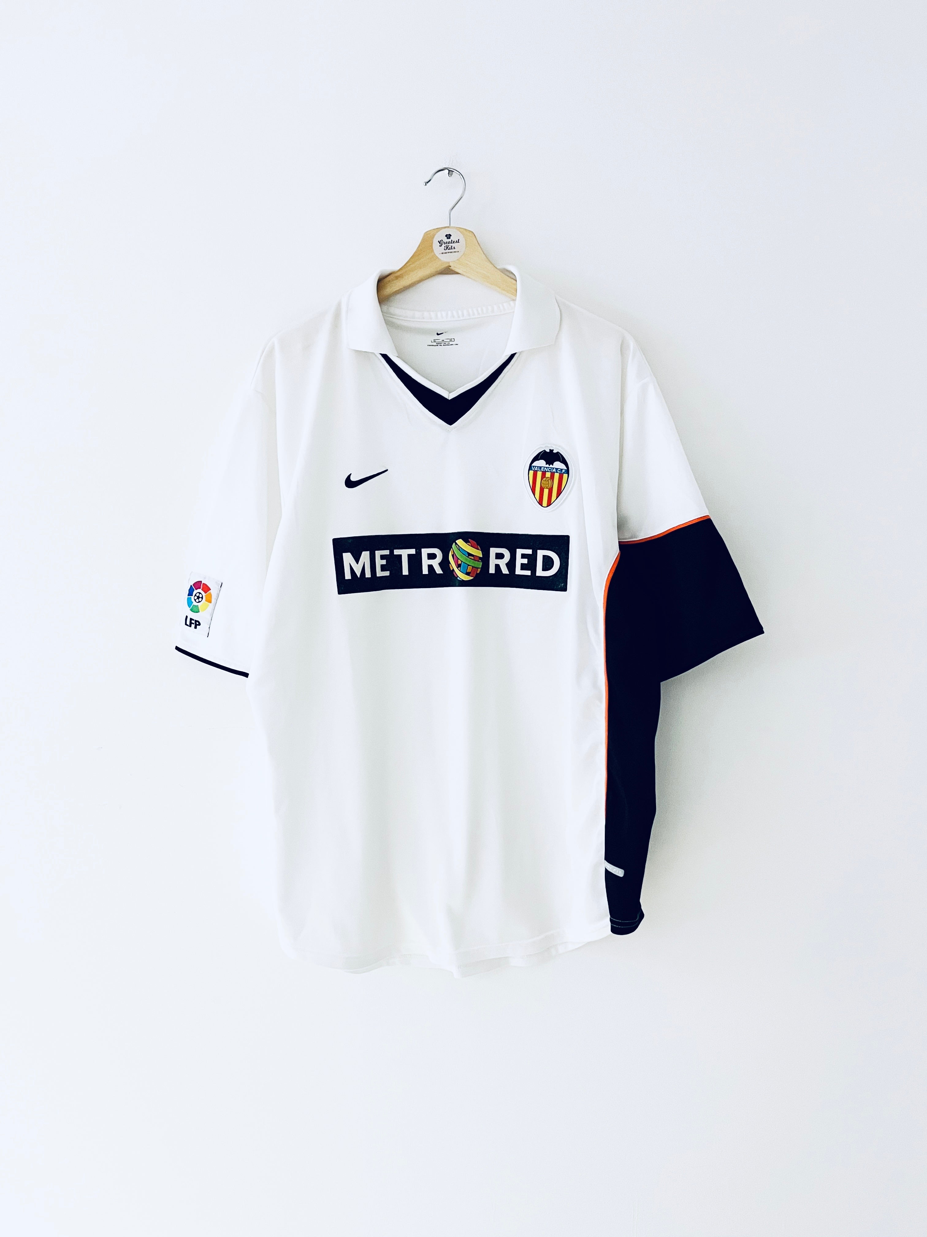 Camiseta de local Valencia 2001/02 (XL) 8.5/10 