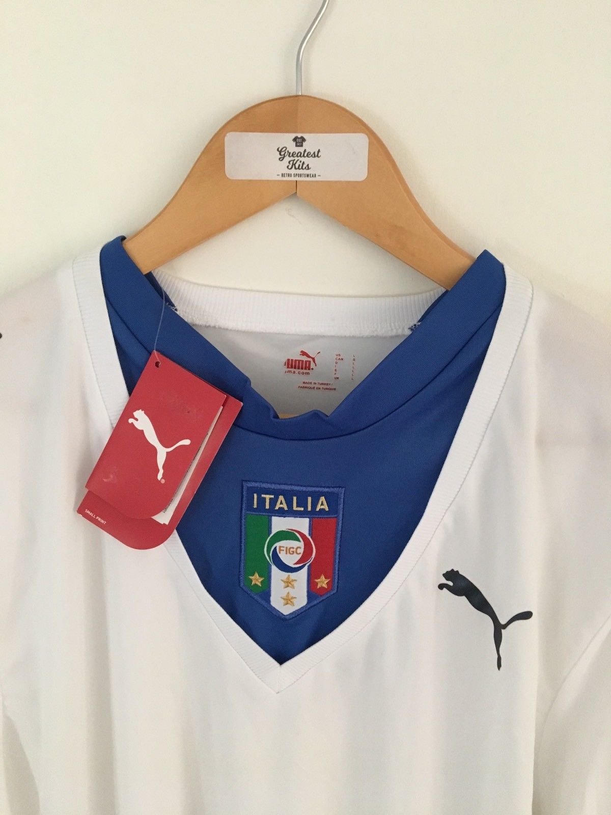 2006 Italy Away L/S Shirt (L) BNWT