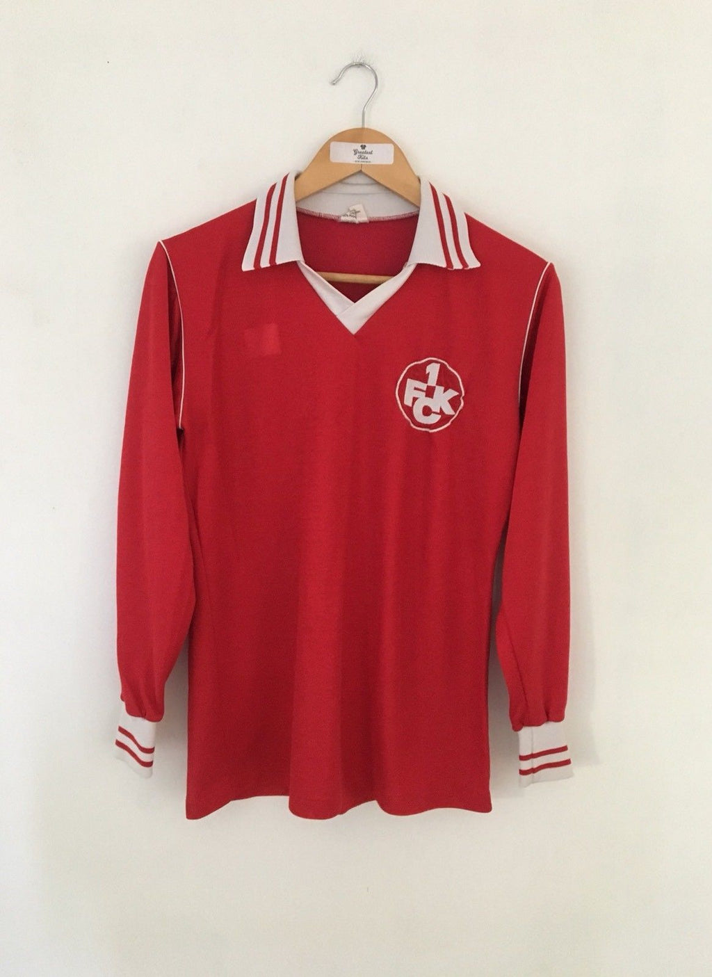 1979/80 Kaiserslautern Camiseta local L/S (M) 7,5/10