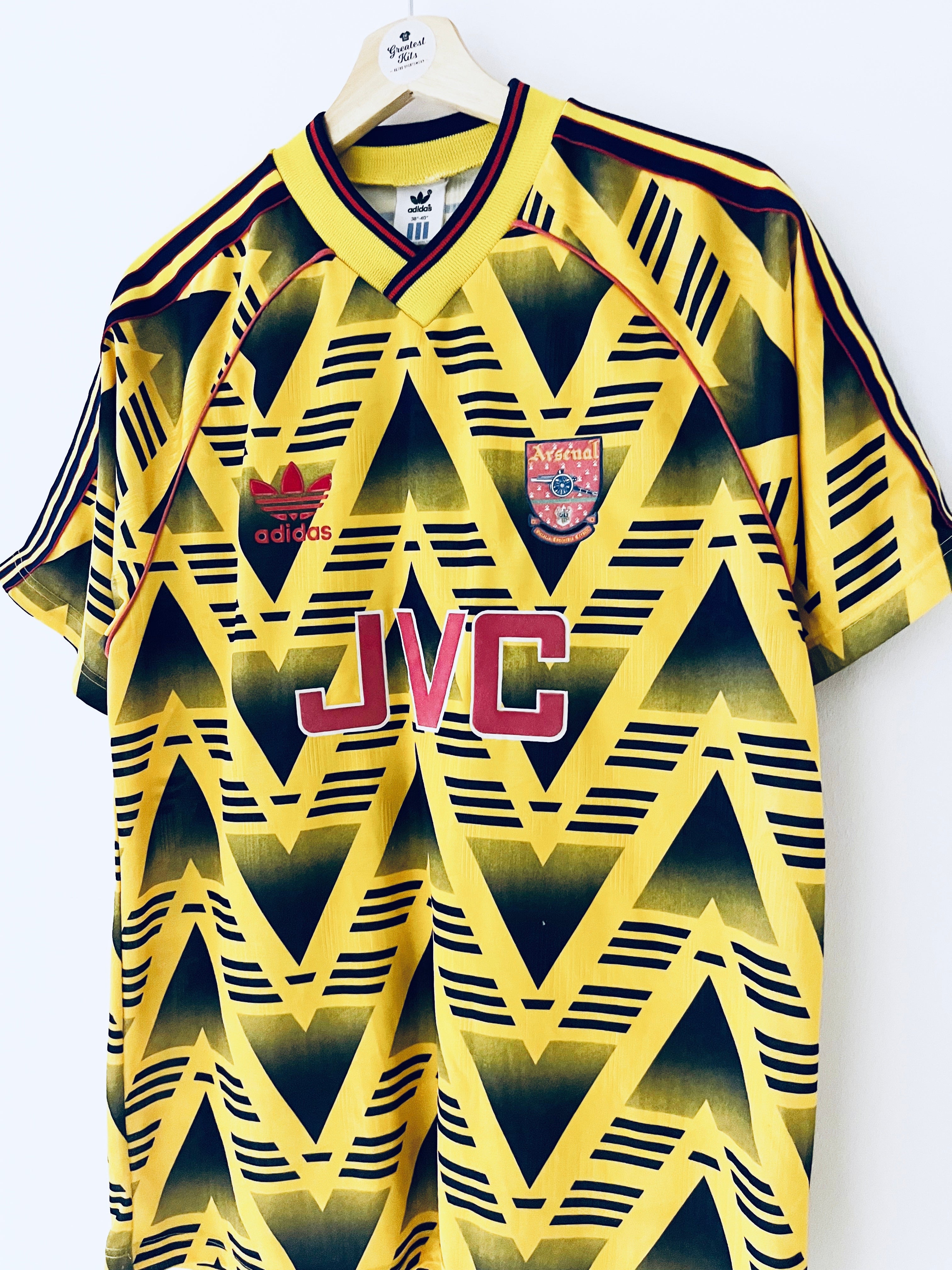 1991/93 Arsenal Away Shirt (M) 9/10