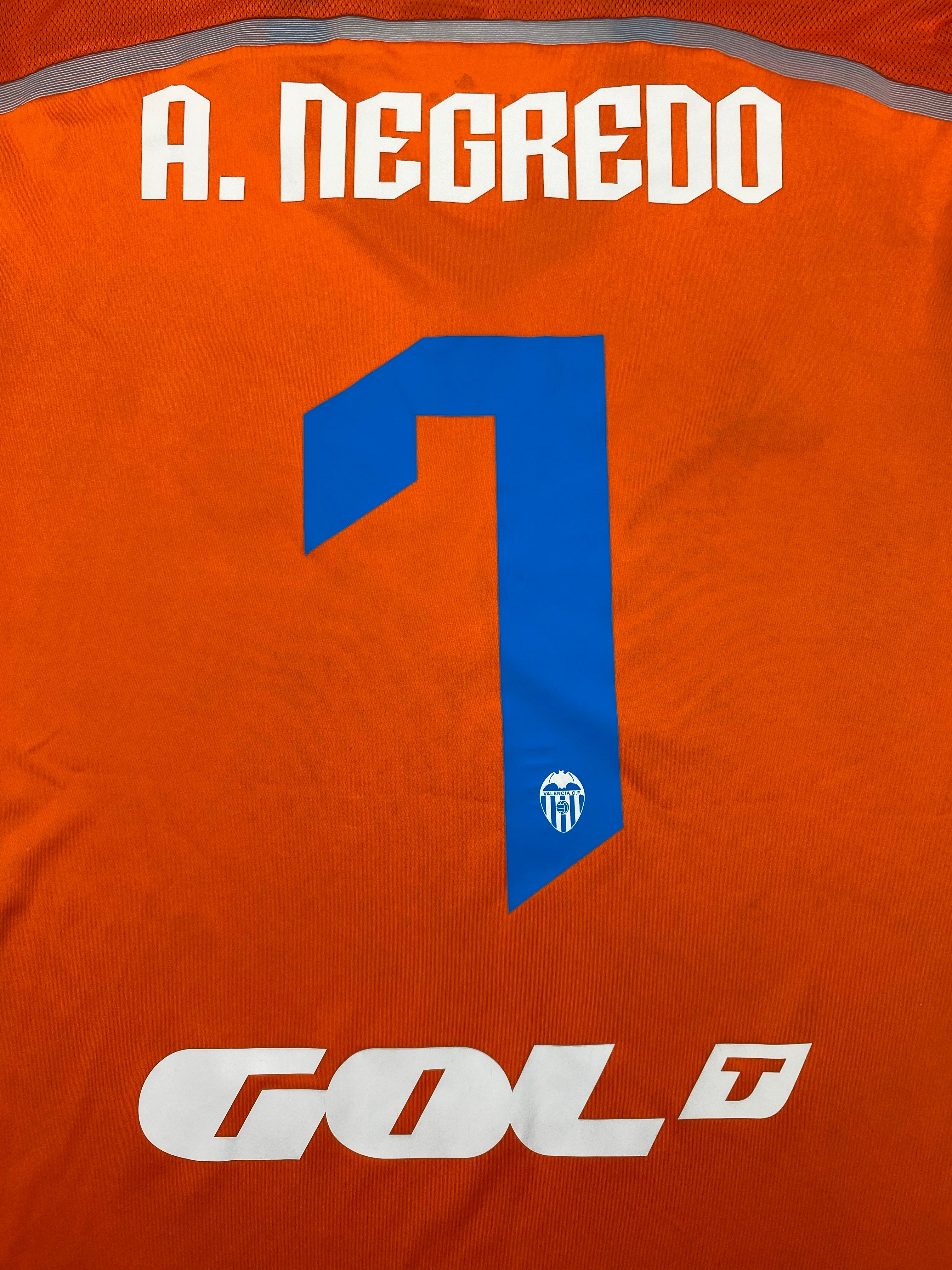 2014/16 Valencia Away Shirt A.Negredo #7 (XXL) 9/10