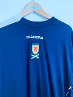 2005/06 Scotland Home L/S Shirt (XXL) 9/10