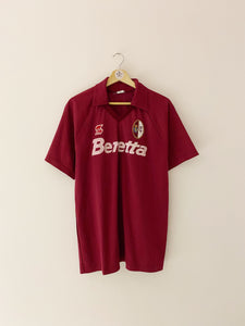 1991/93 Camiseta local del Torino n.º 7 (Scifo) (XL) 8/10 