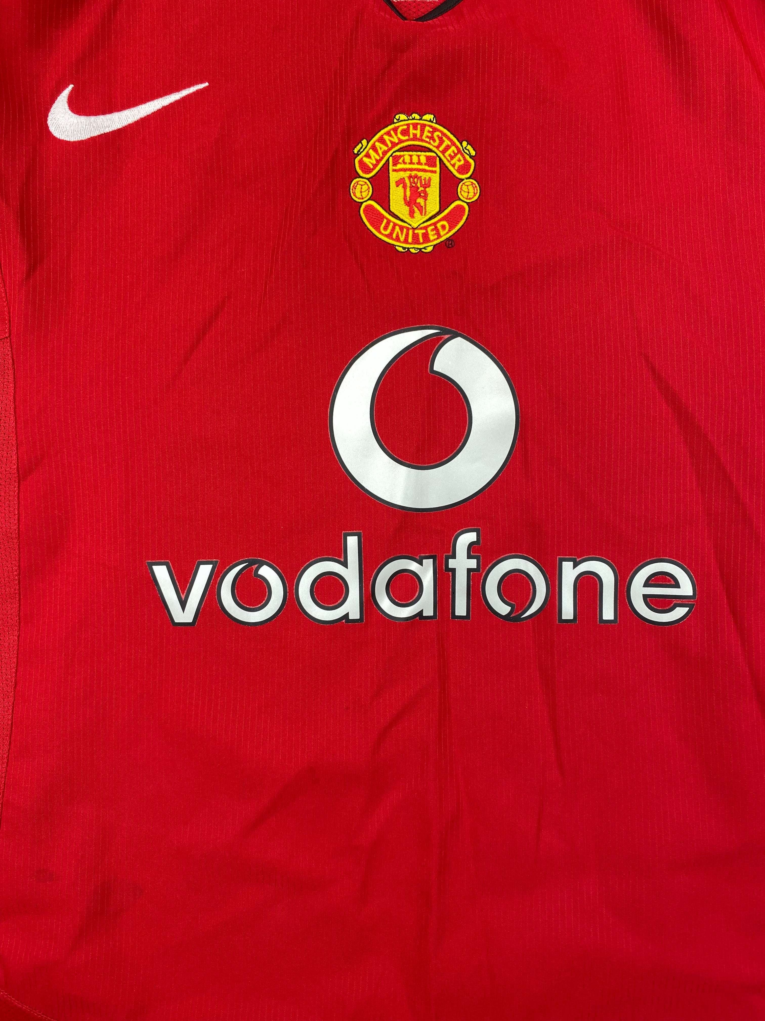 2004/06 Manchester United Home Shirt (XXL) 9/10