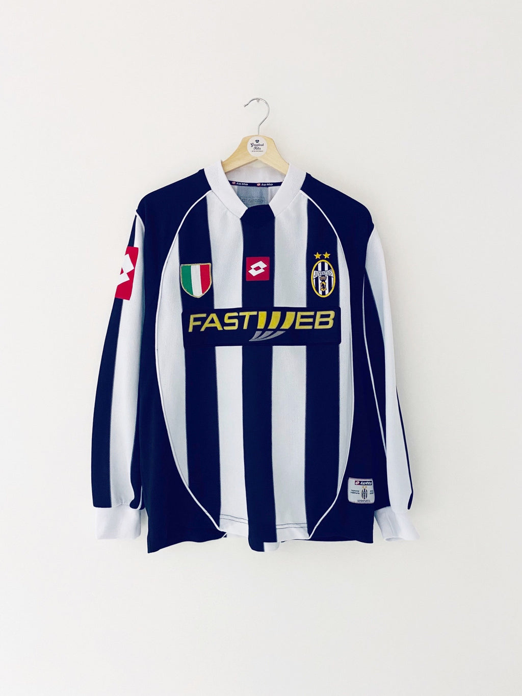 Maillot Juventus Domicile L/S 2002/03 (M) 9/10