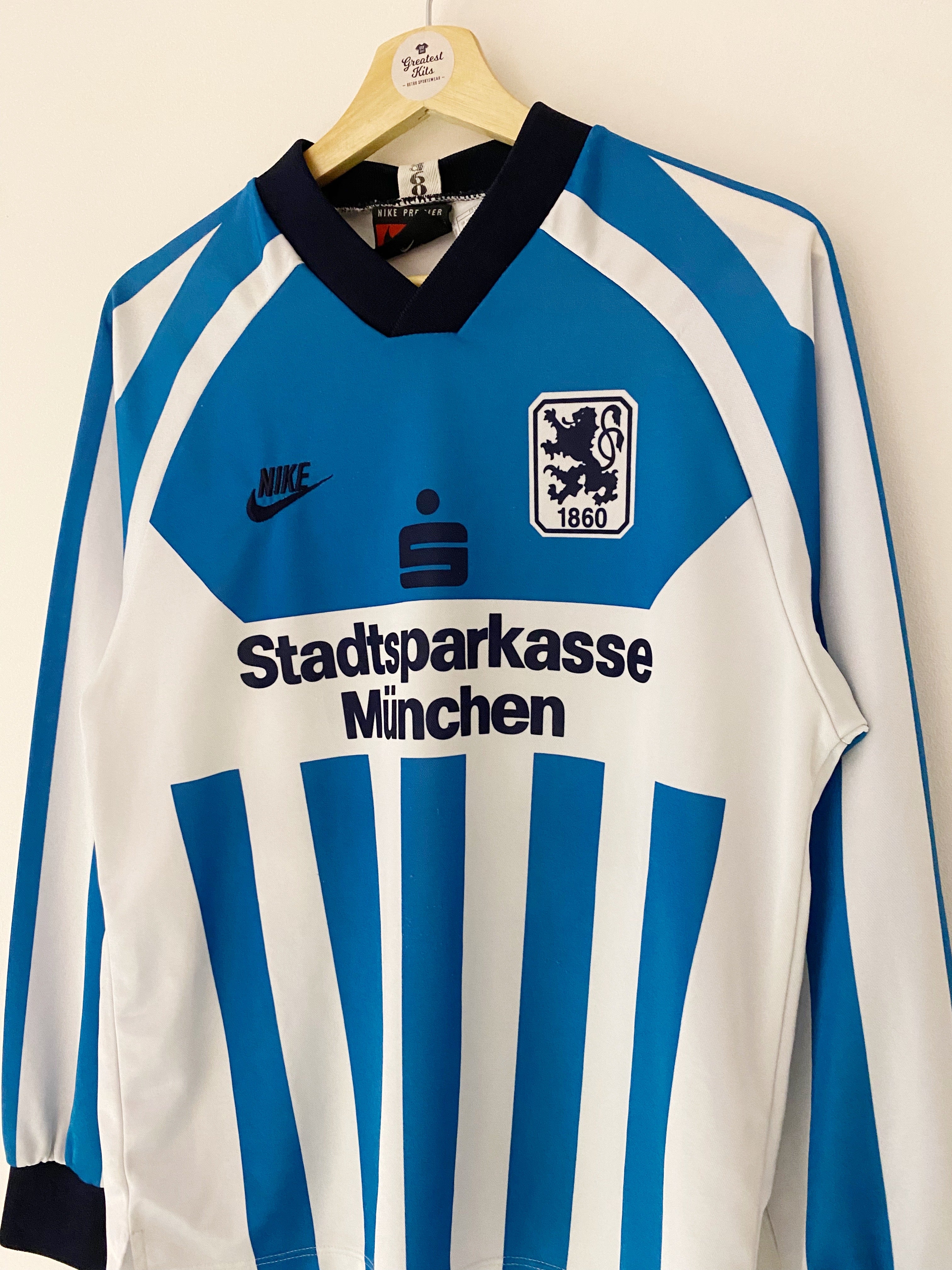 1860 Munich 1995 - 1996 Home football Nike shirt size Small