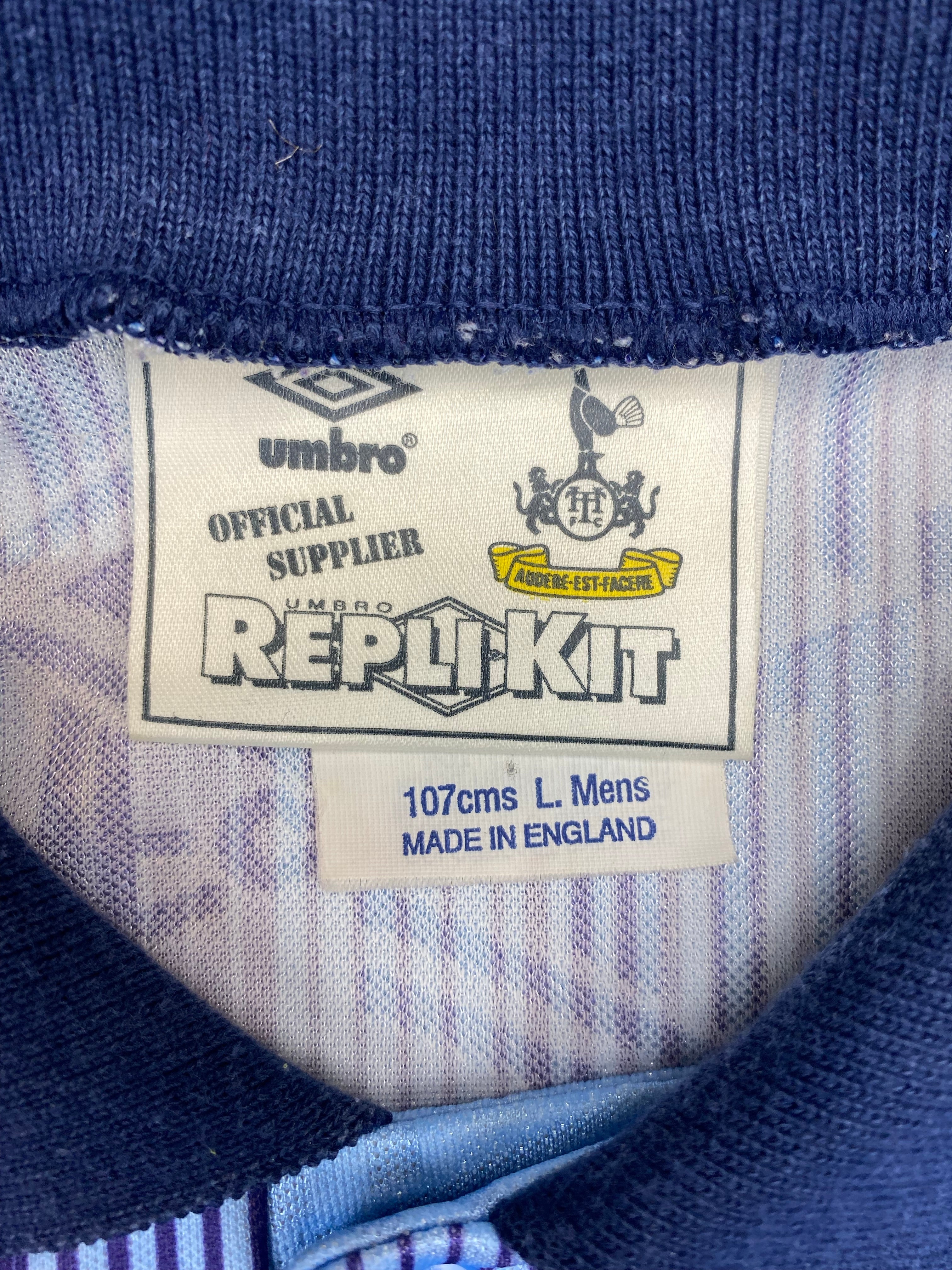 Authentic 1991-94 Tottenham Hotspur shirt Anderton 9, Umbro