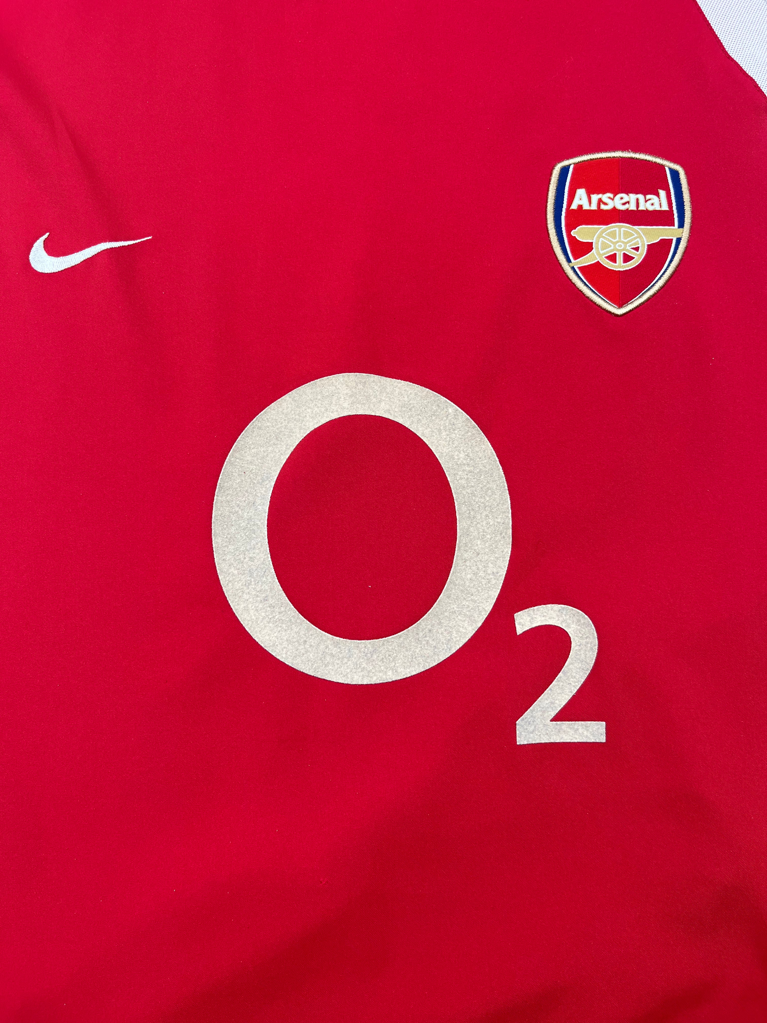 2002 04 Arsenal Home Shirt XL 8 10 Greatest Kits