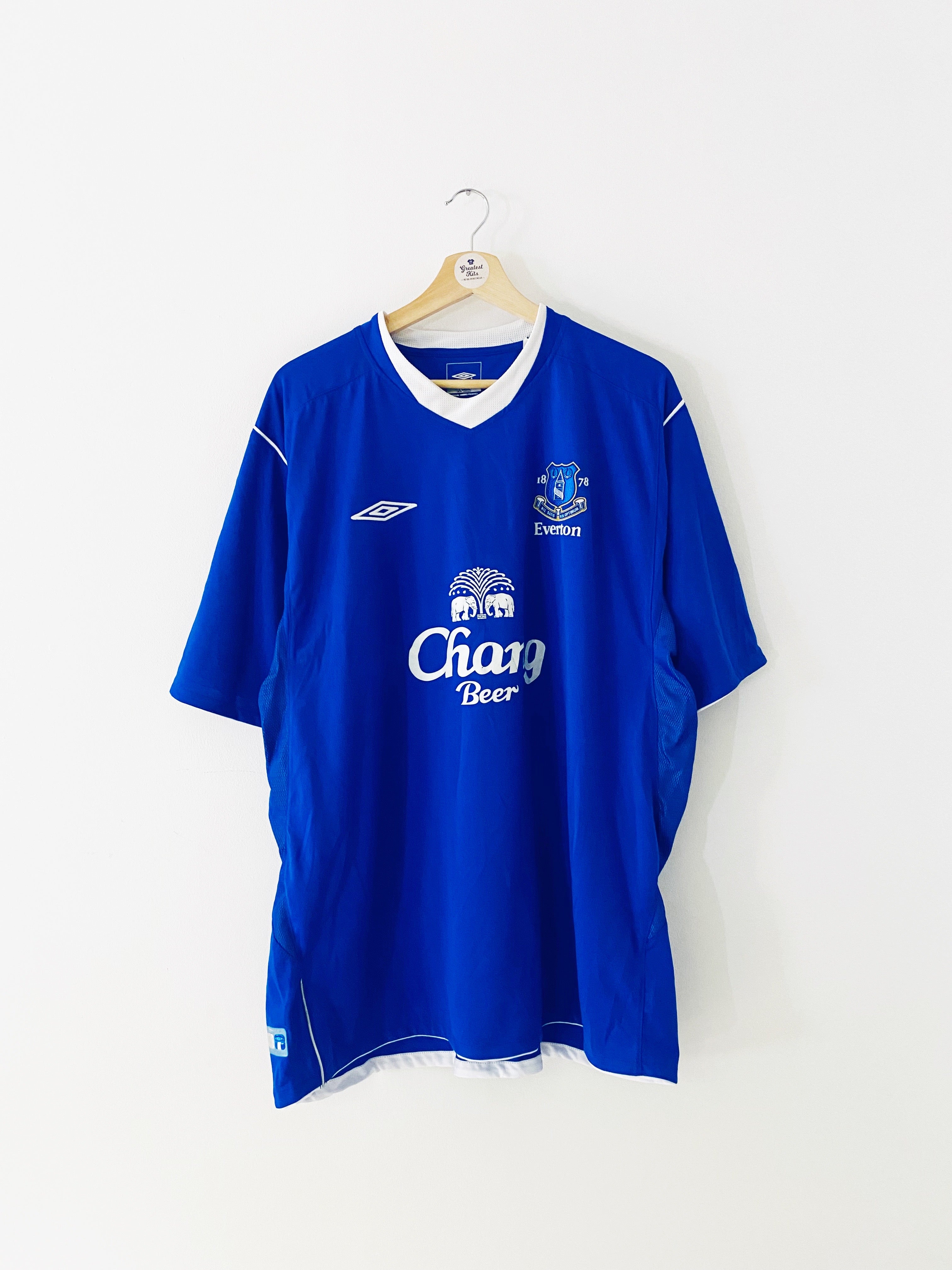 2004/05 Camiseta local del Everton (XXL) 8/10 