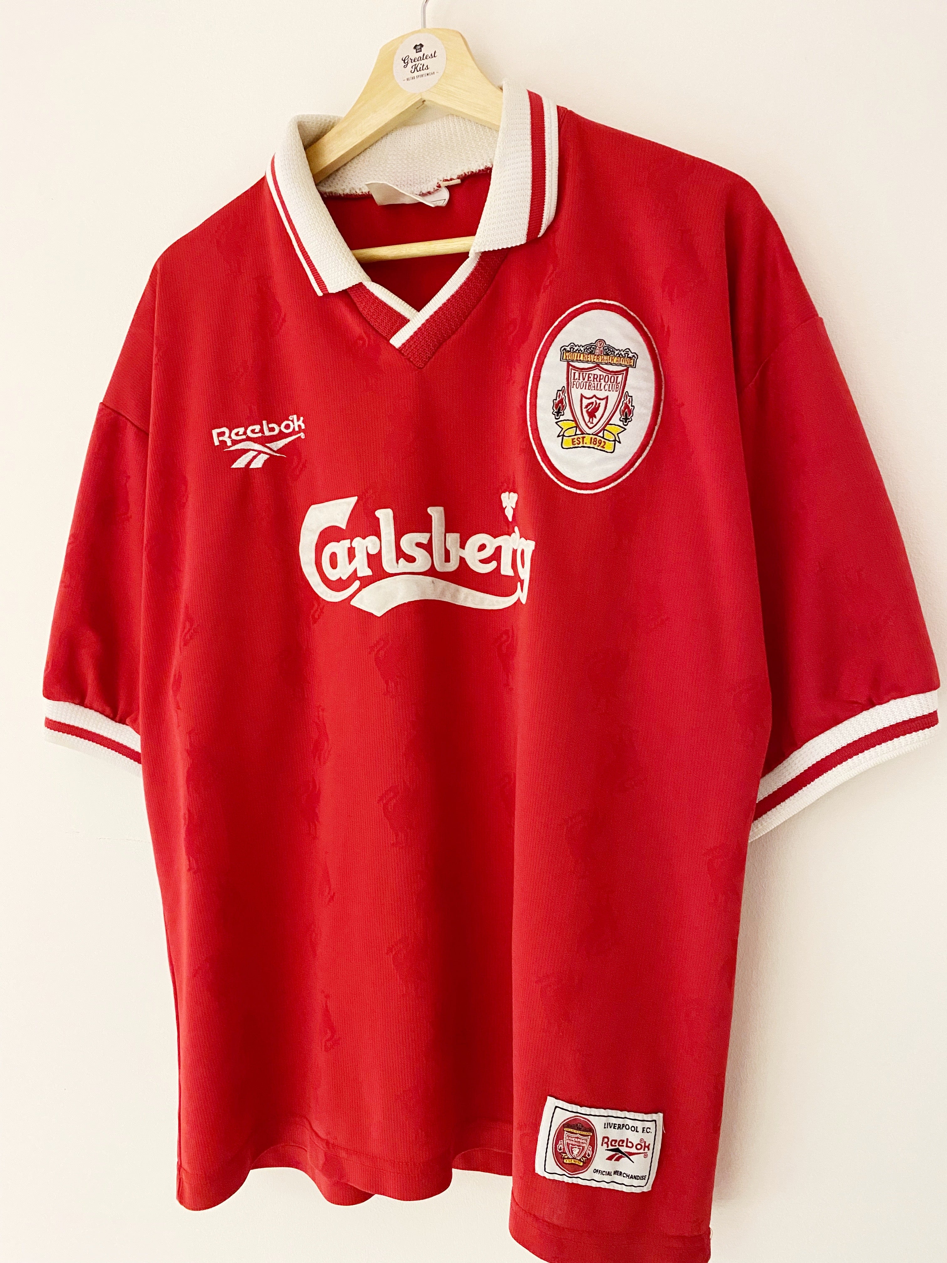 Camiseta local del Liverpool 1996/98 (XL) 7,5/10