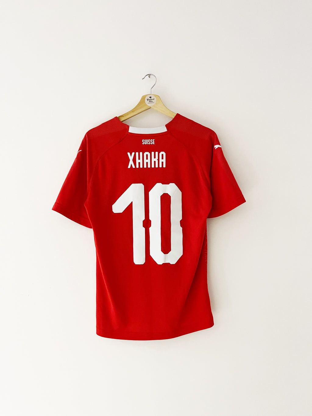 Camiseta de local de Suiza 2018/20 Xhaka #10 (S) 9/10