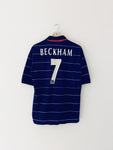1999/00 Manchester United Away Shirt Beckham #7 (Y) 9/10