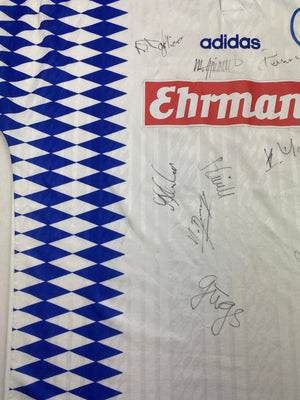 1995/96 Karlsruher *Match Issue* Signed Home Shirt #15 (XL) 7.5/10