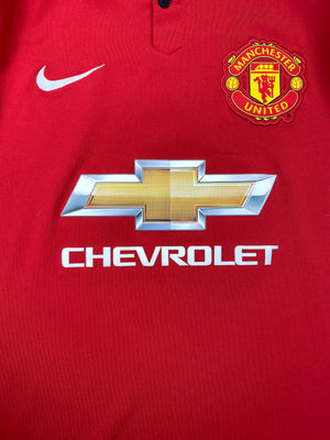 Camiseta local del Manchester United 2014/15 Di María n.º 7 (M) 9/10