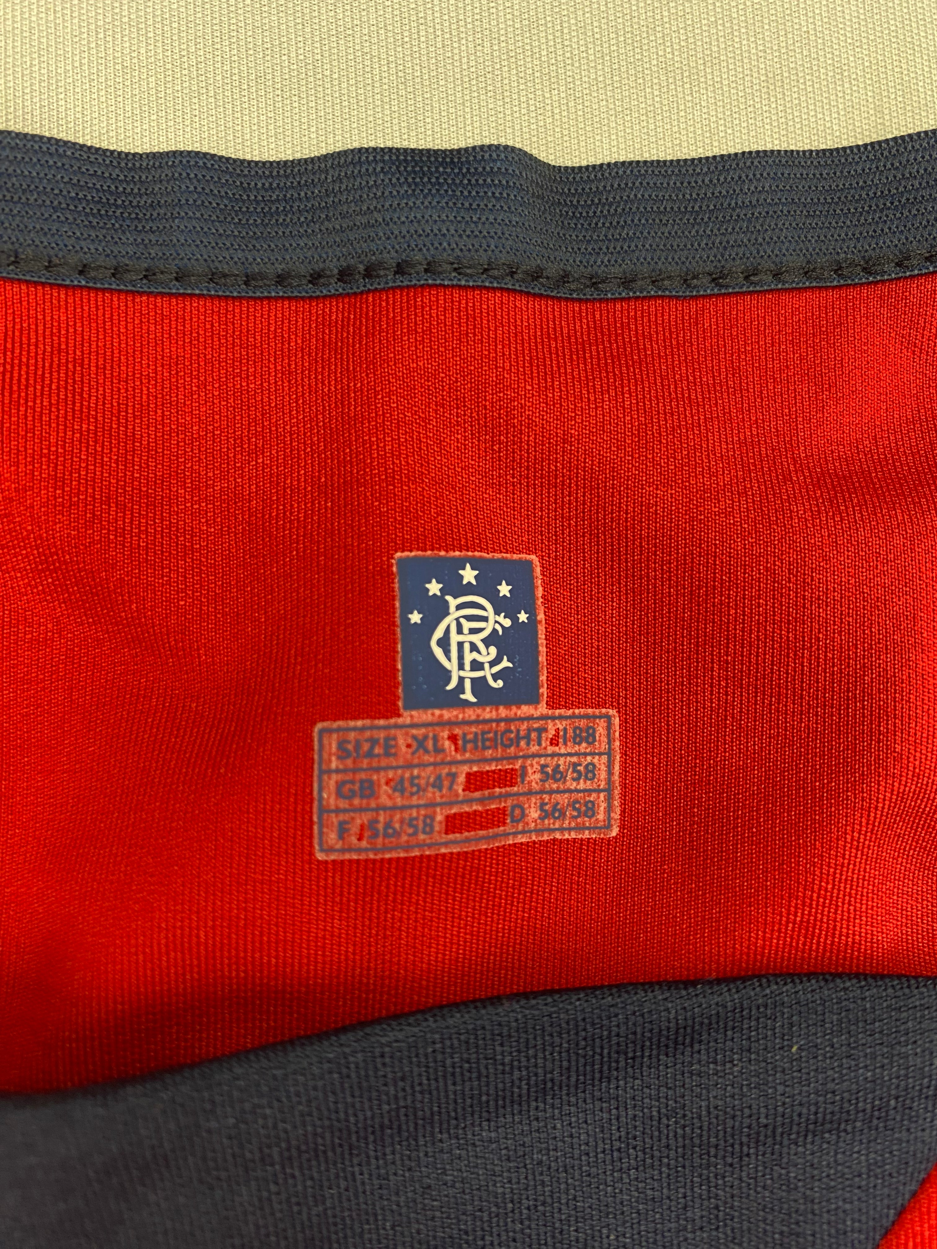 2004/05 Tercera camiseta de los Rangers (XL) 9/10