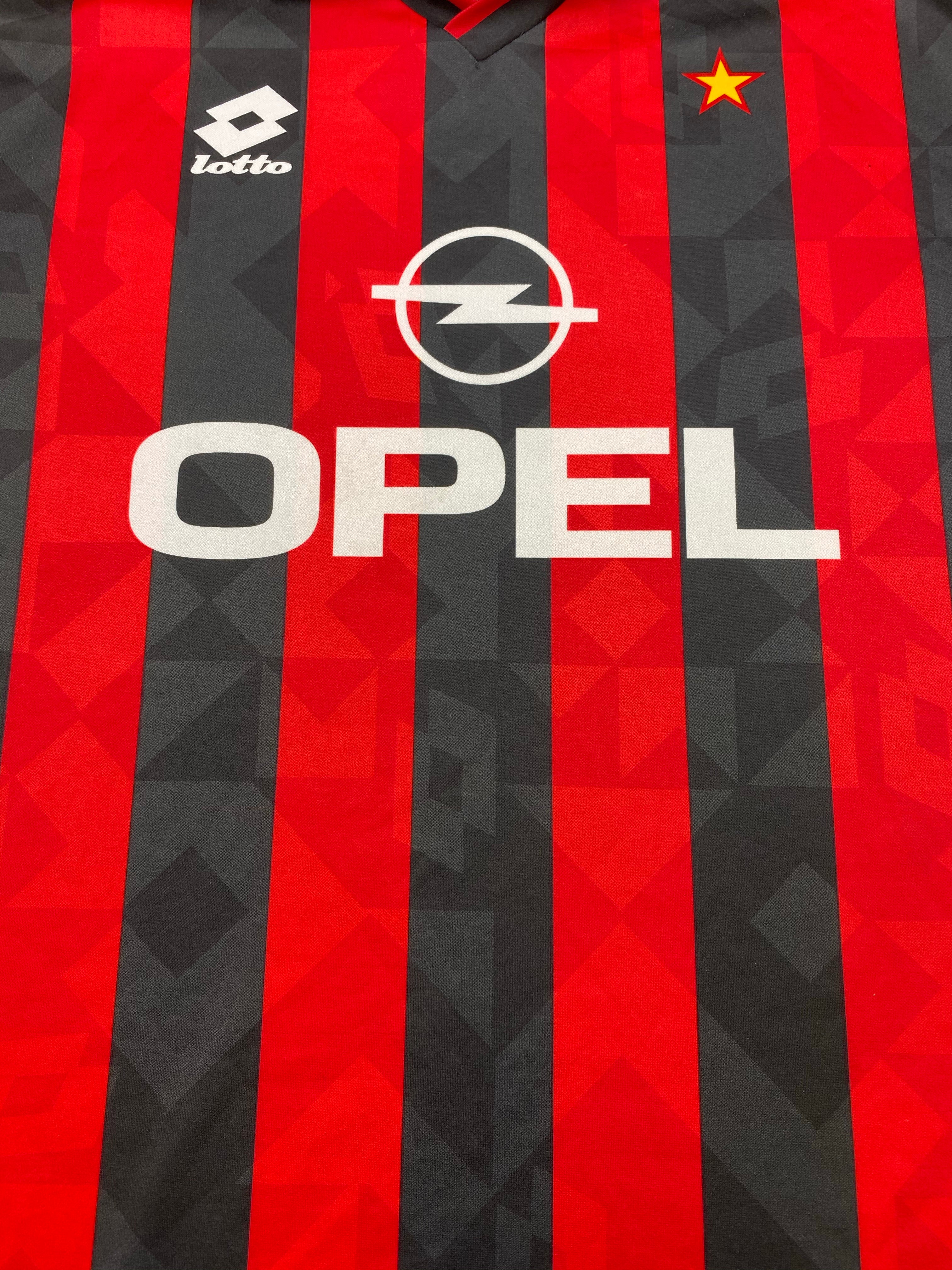 1994/95 AC Milan Home L/S Shirt (L) 9/10