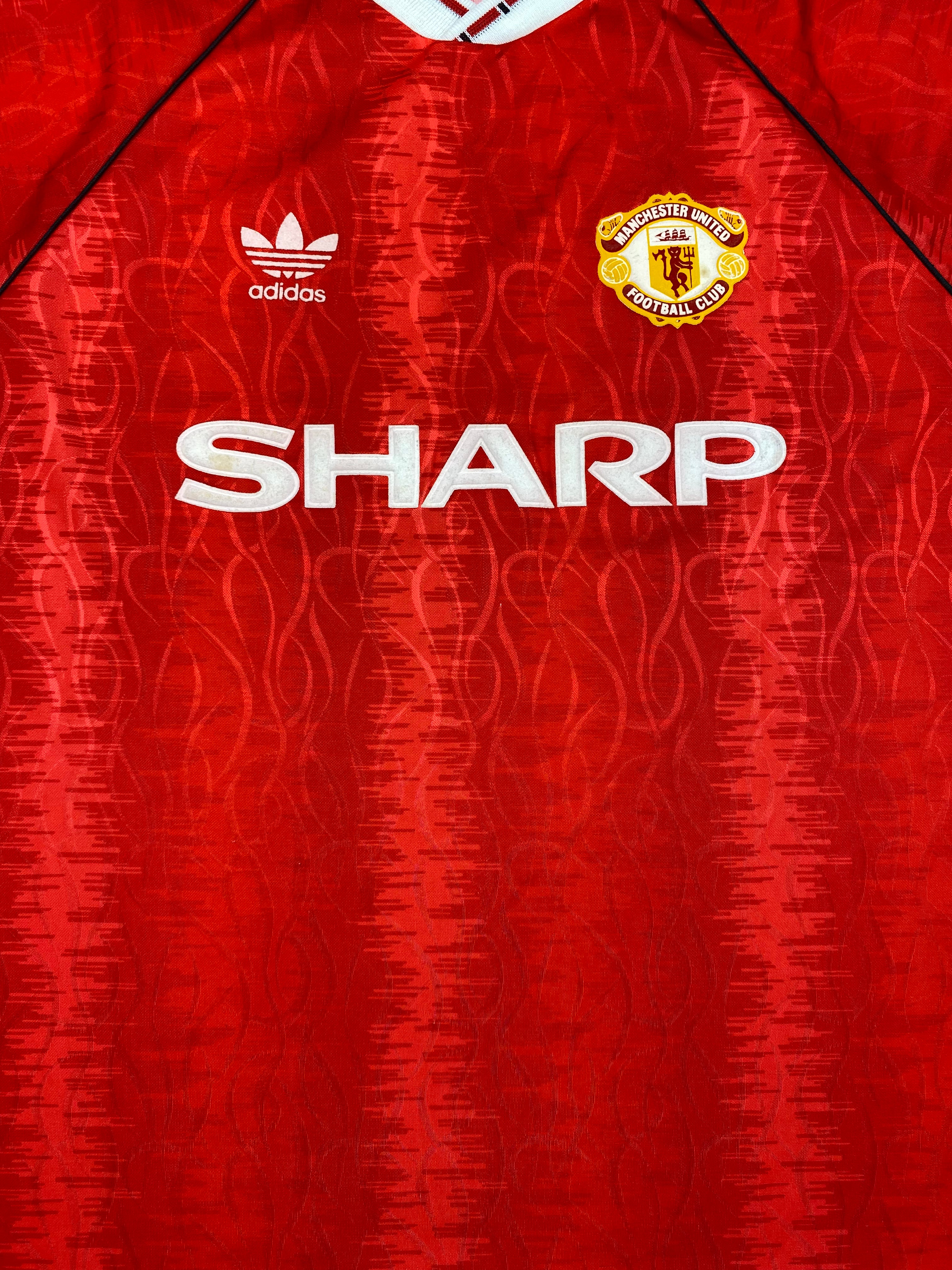 Maillot domicile Manchester United 1990 92 L 8.5 10 Greatest Kits