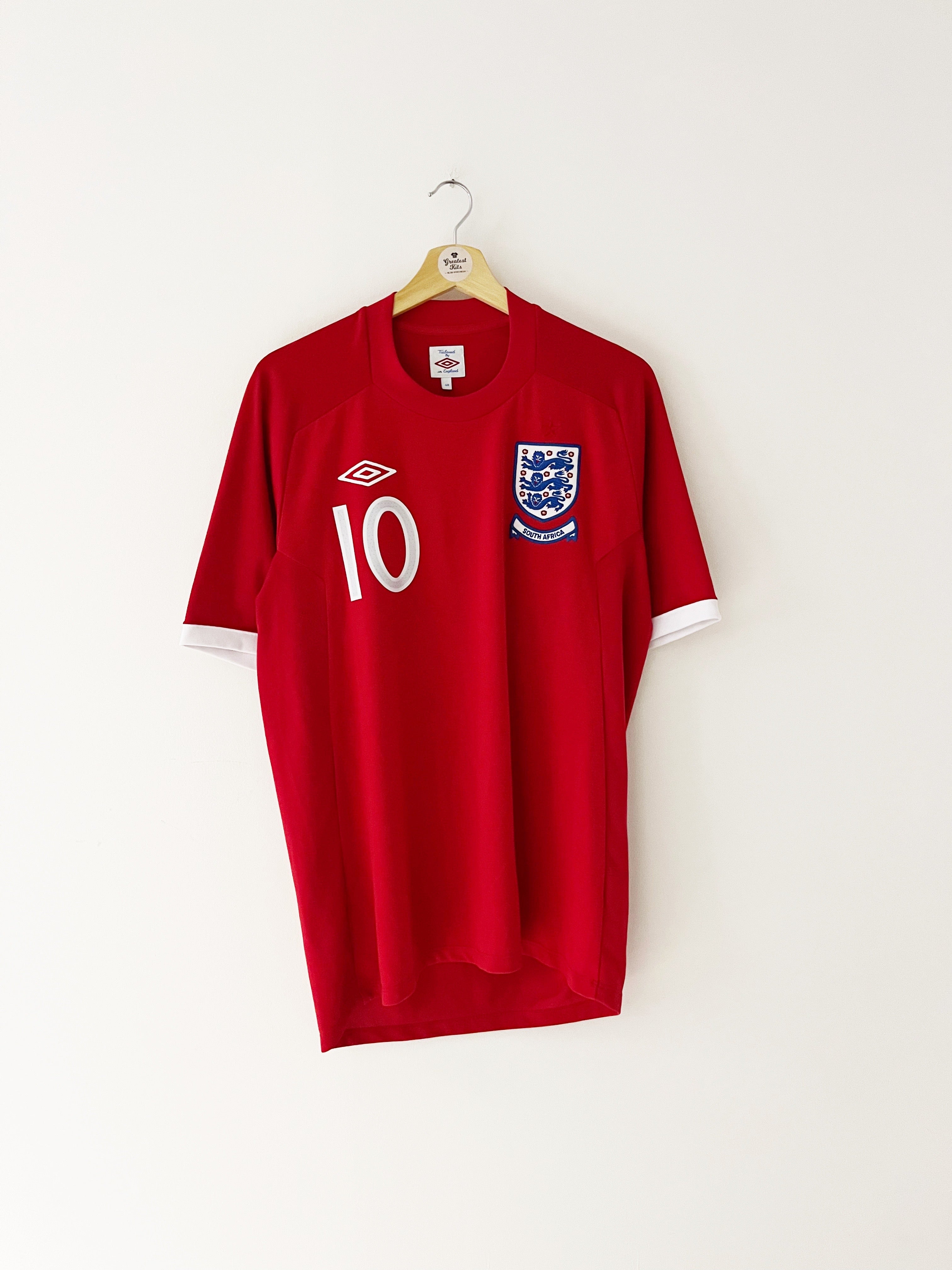 2010/11 England Away Shirt Rooney #10 (M) 9/10