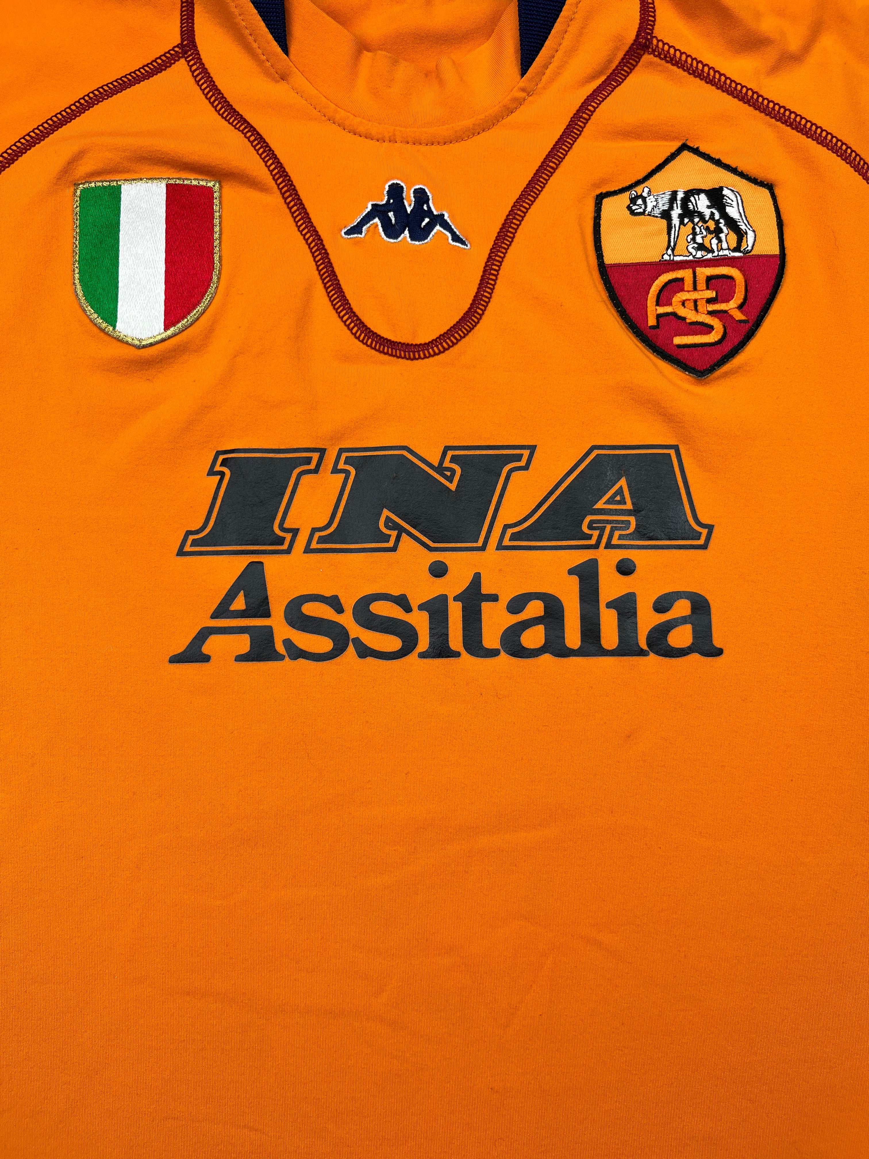 2001/02 Quatrième maillot de la Roma (XL) 9/10