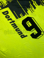 1993/94 Borussia Dortmund Domicile L/S Maillot #9 (XL) 9/10