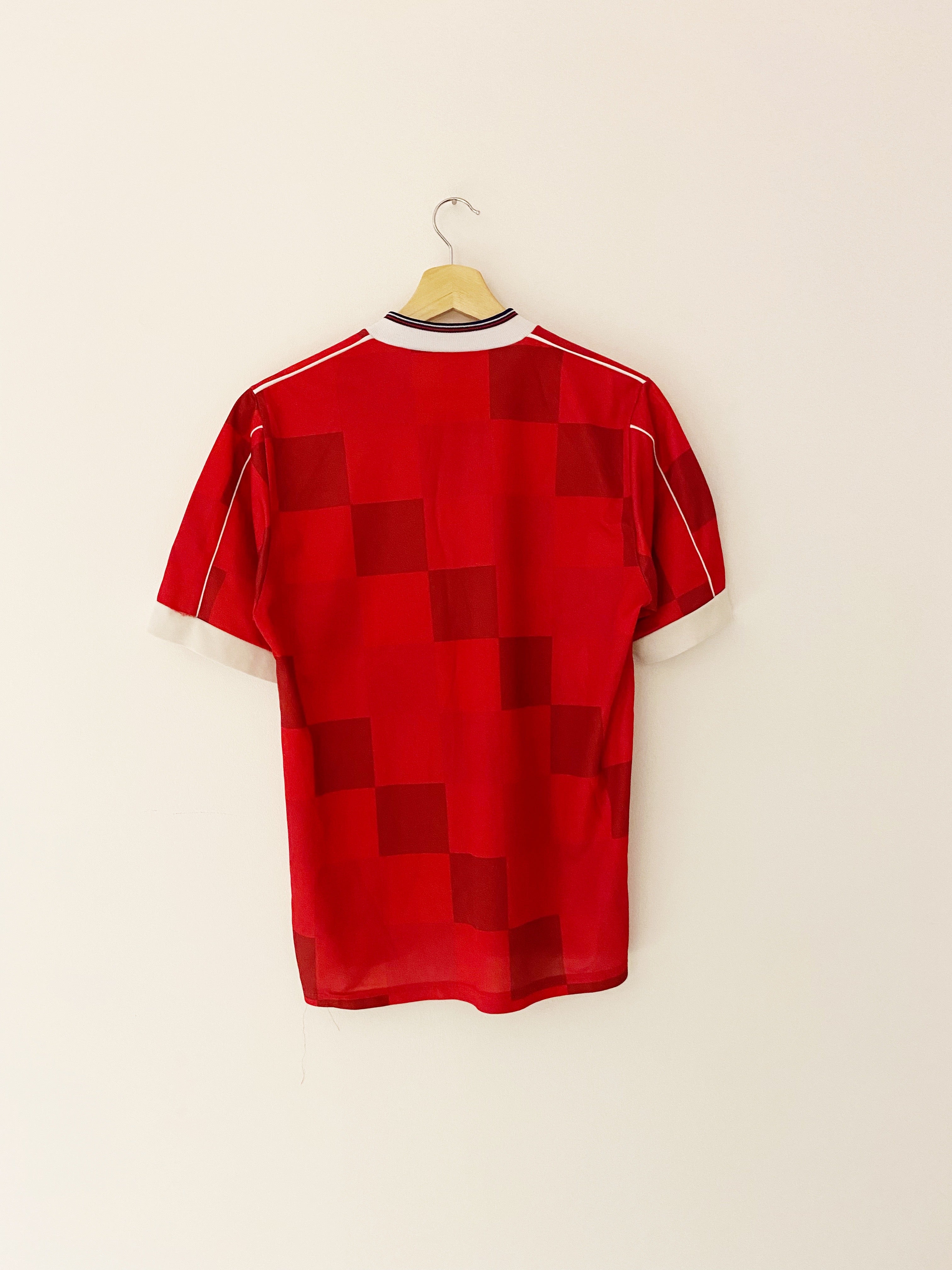 1987/90 Camiseta local del Aberdeen (S) 8/10 