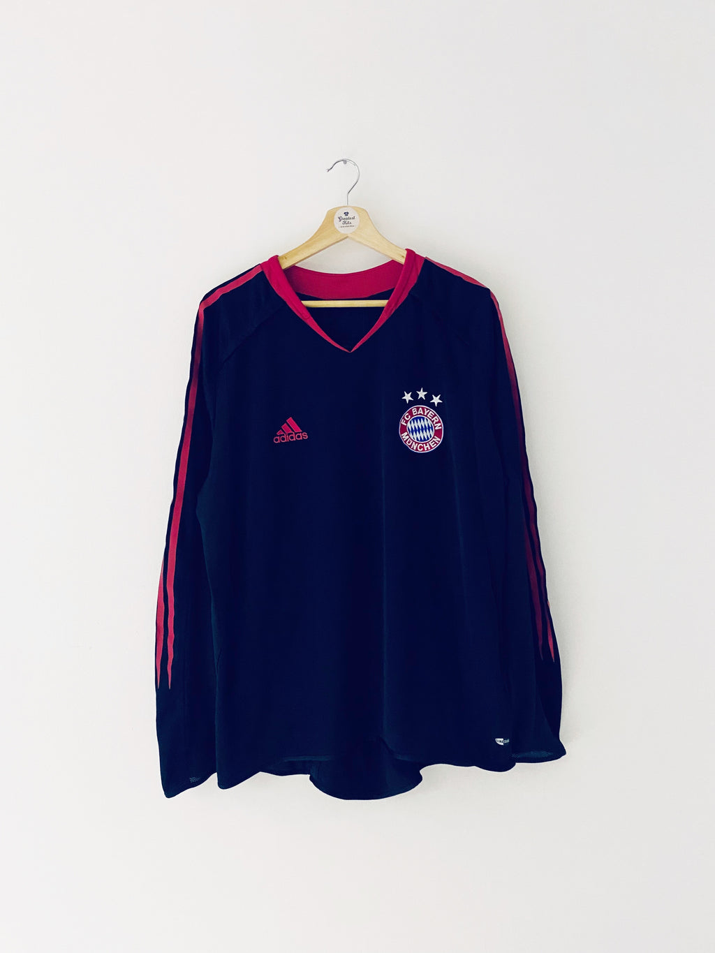 2004/05 Bayern Munich CL *Player Issue* Maillot L/S (XL) 9/10 